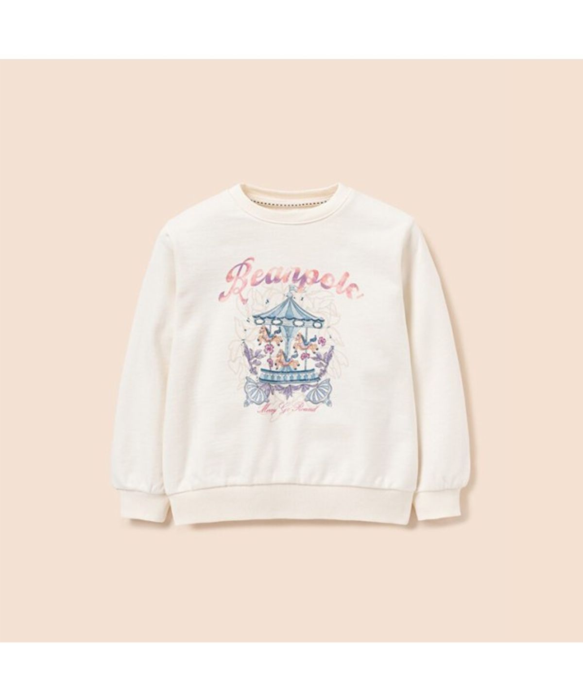 빈폴 키즈(BEANPOLE KIDS) 여아 그래픽 스웨트 셔츠  아이보리 (BI6141G060) (BI6141G060)