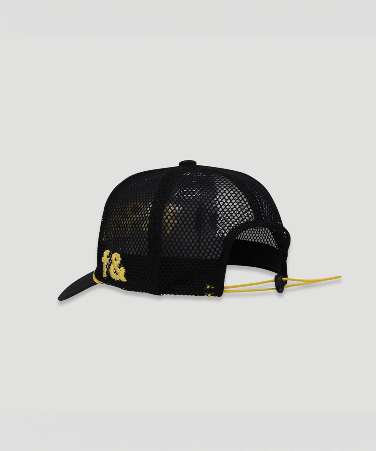 프루앤(FRUAND) FRU& NEEDLE POINT MIX MASH CAP_YELLOW&BLACK