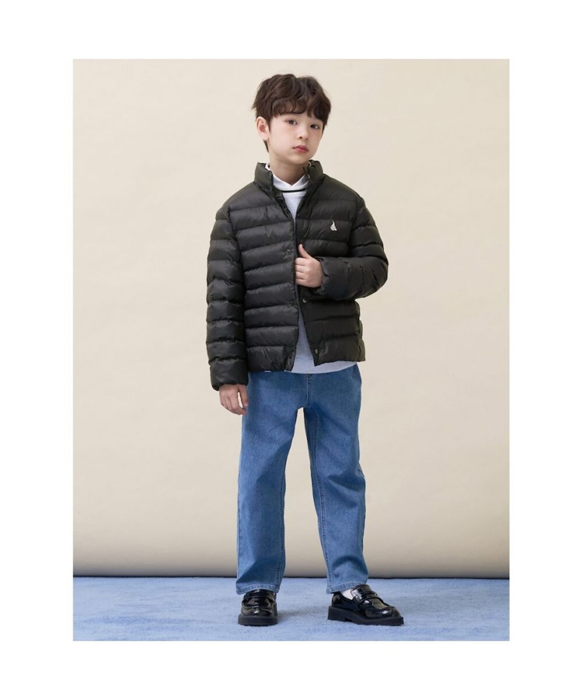 빈폴 키즈(BEANPOLE KIDS) 경량패딩점퍼  블랙 (BI6138U935)