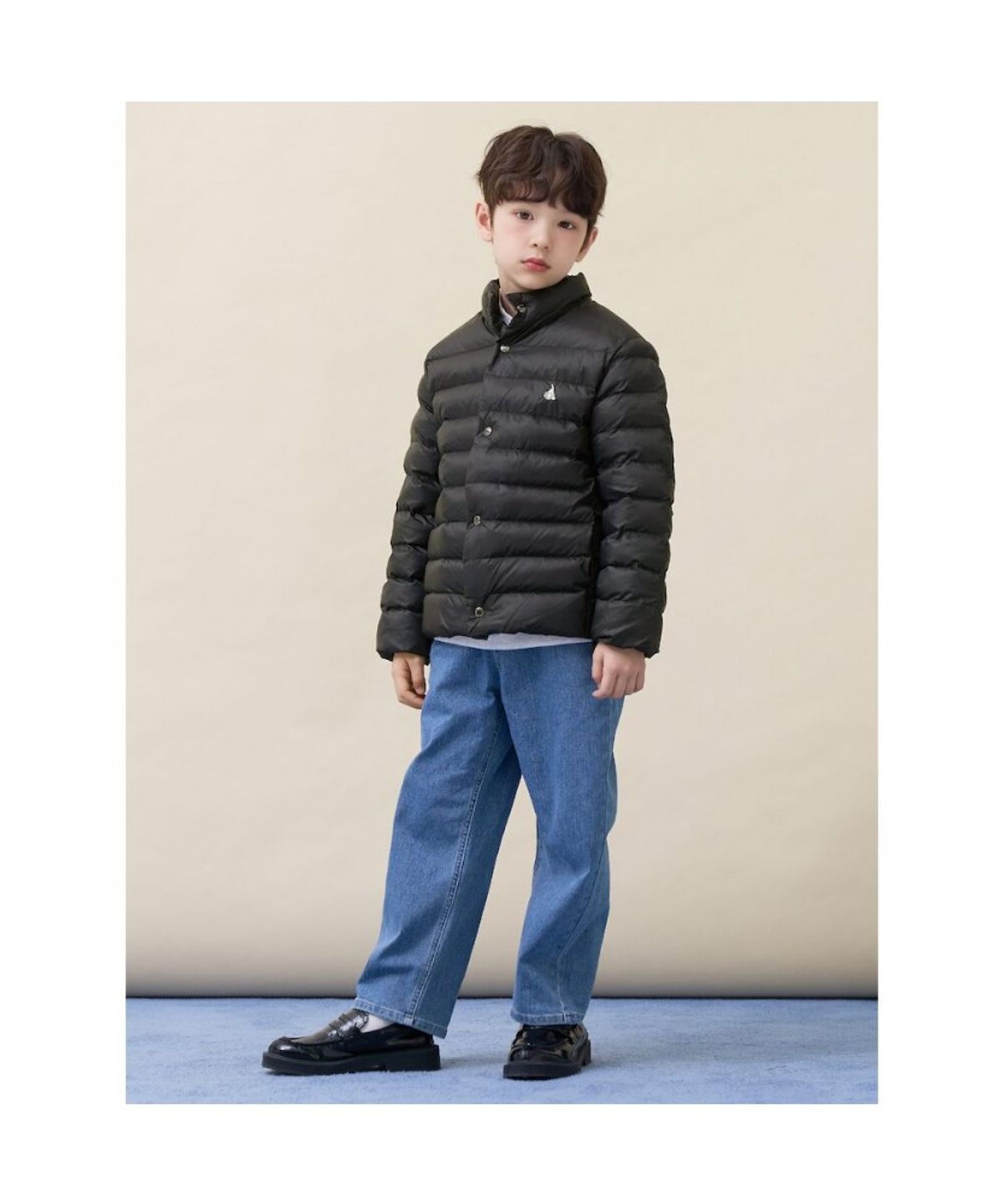 빈폴 키즈(BEANPOLE KIDS) 경량패딩점퍼  블랙 (BI6138U935)