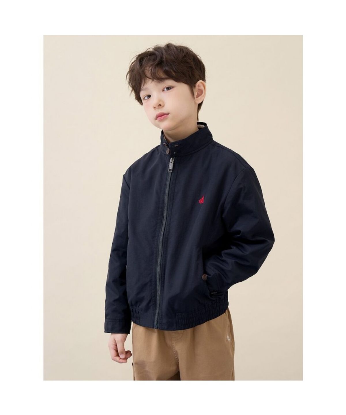 빈폴 키즈(BEANPOLE KIDS) 헤링턴 안감 재킷  네이비 (BI6239U91R)