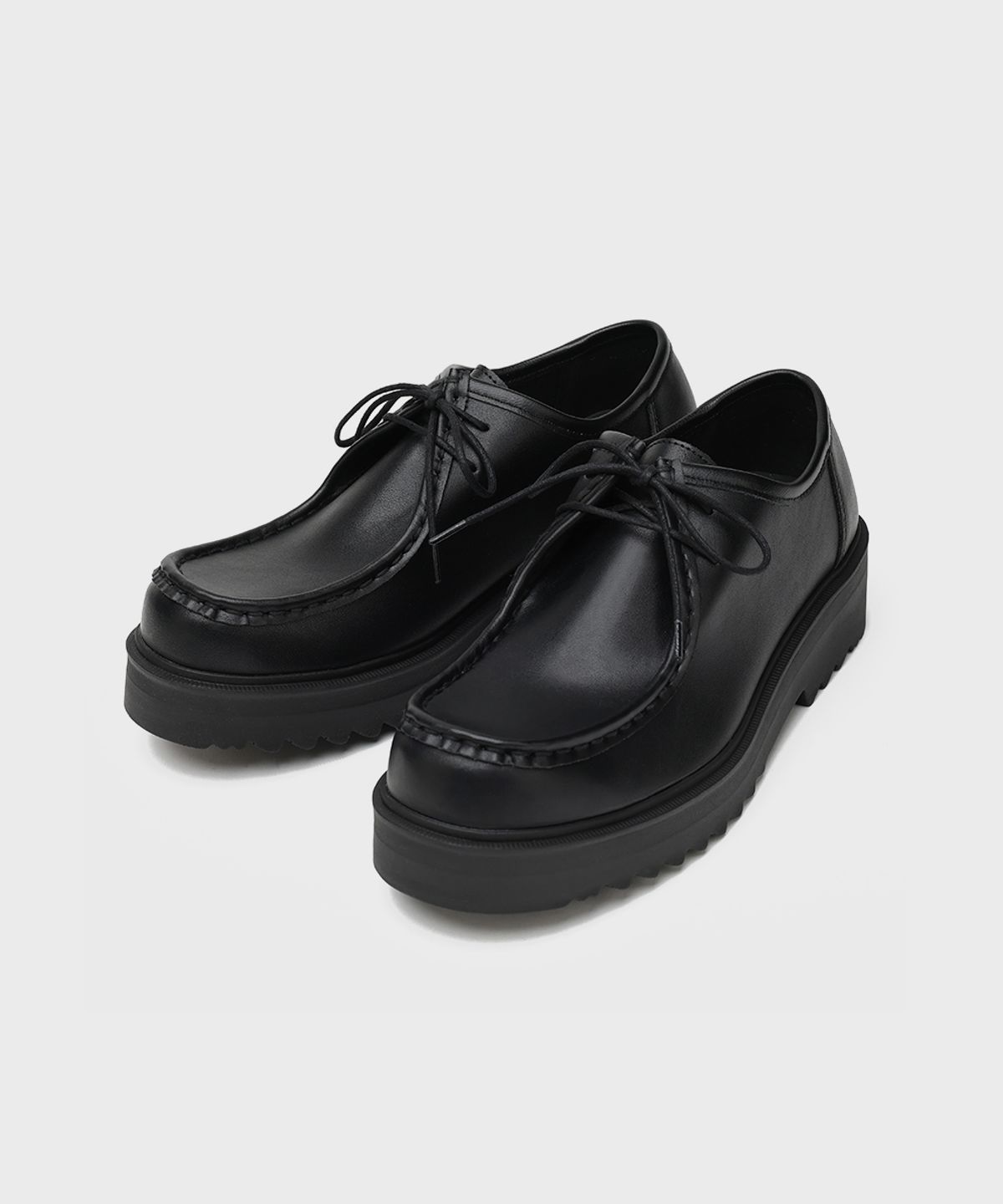 피렌체 아뜨리에(FIRENZE ATELIER) [SECOND.A Light] 5cm 캐주얼솔 티롤리안슈즈 SL33 [MATT BLACK]