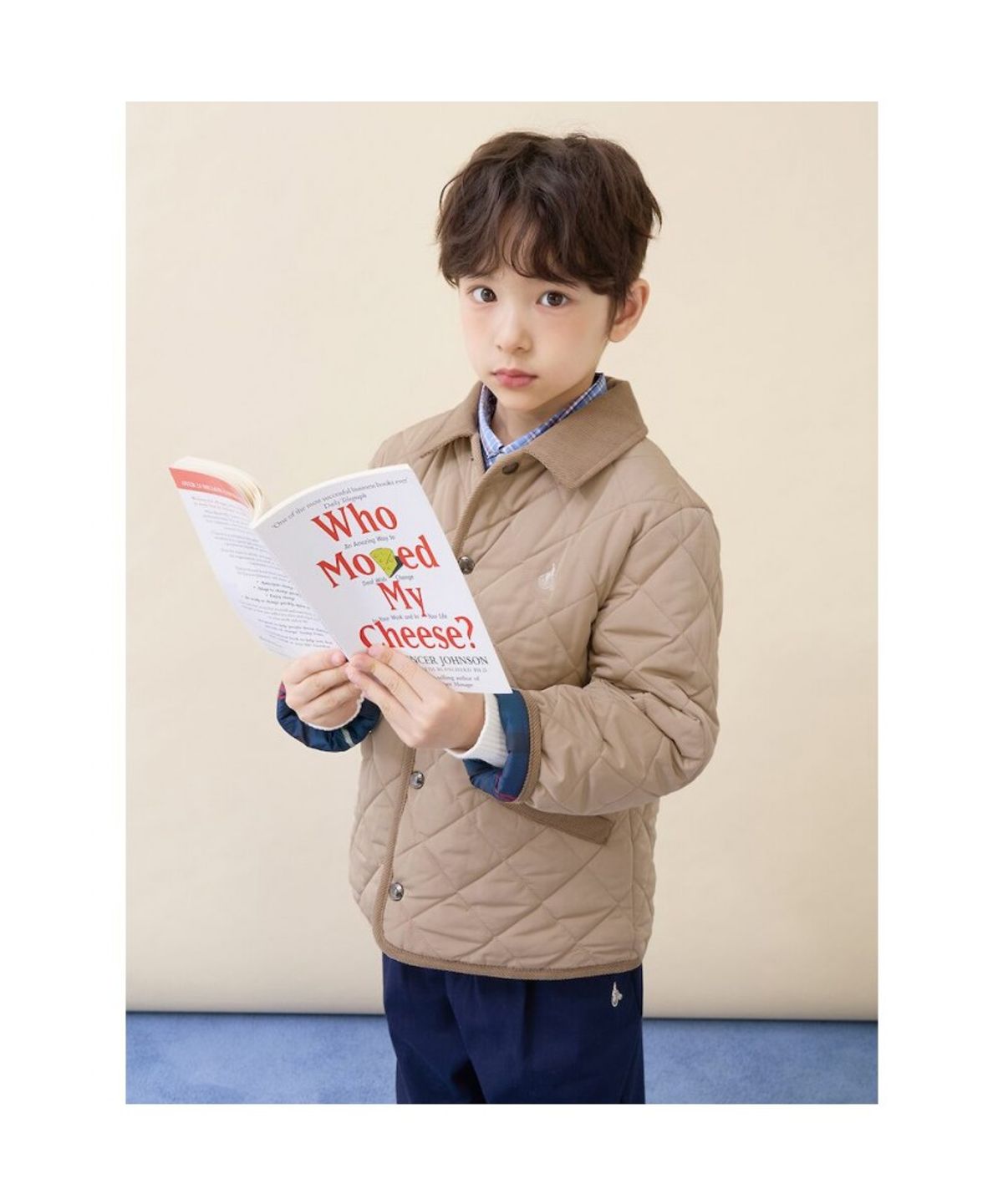 빈폴 키즈(BEANPOLE KIDS) [Essential] 퀼팅 점퍼  베이지 (BI6138UE2A)