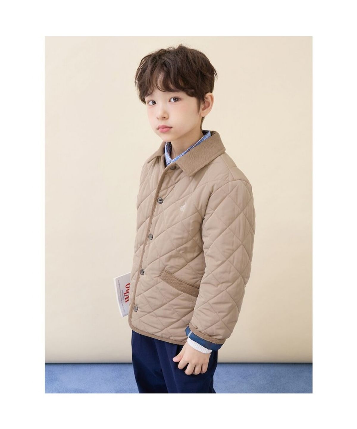 빈폴 키즈(BEANPOLE KIDS) [Essential] 퀼팅 점퍼  베이지 (BI6138UE2A)