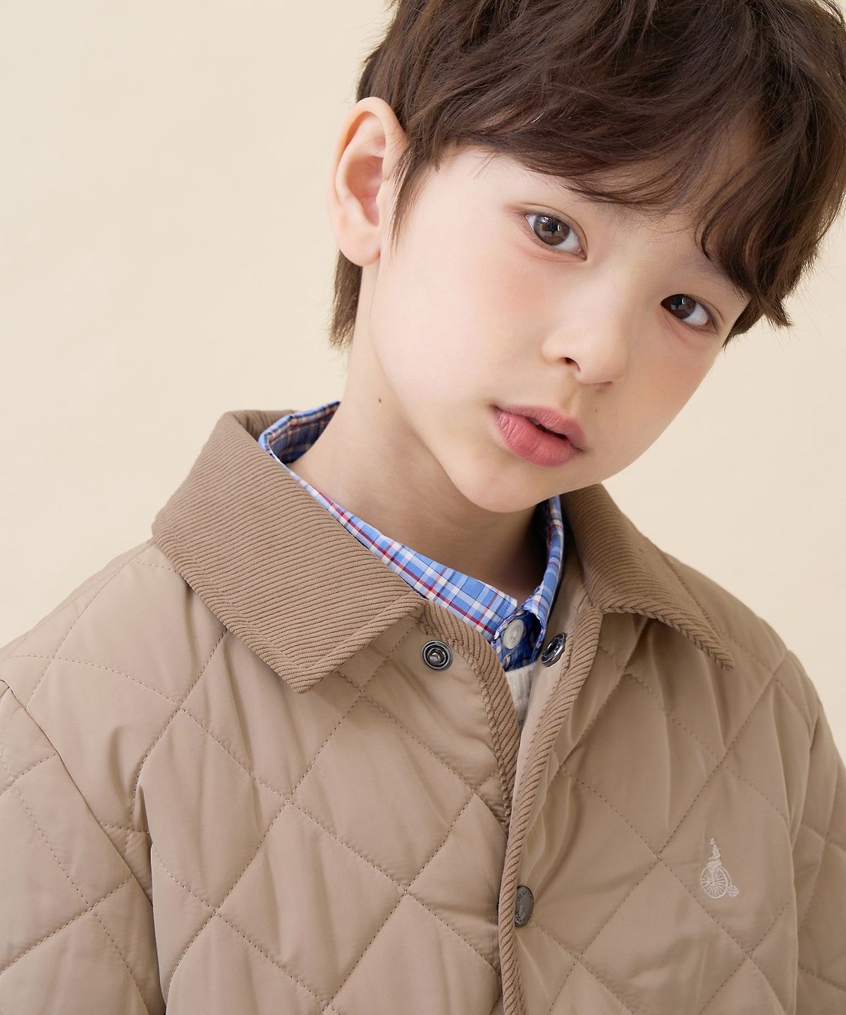 빈폴 키즈(BEANPOLE KIDS) [Essential] 퀼팅 점퍼  베이지 (BI6138UE2A)