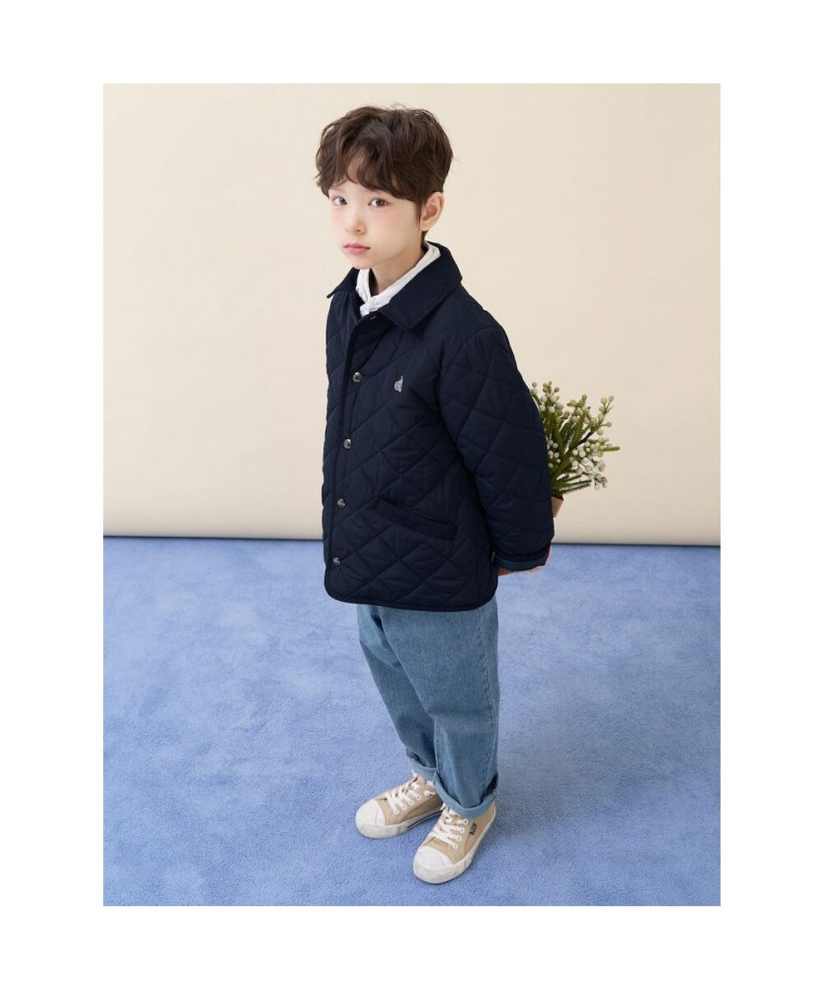 빈폴 키즈(BEANPOLE KIDS) [Essential] 퀼팅 점퍼  네이비 (BI6138UE2R)