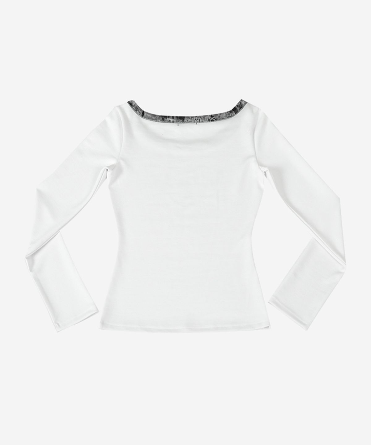달링유어배드(DARLING, YOU'RE BAD) Playing Card Velvet-Trim Tee #Black