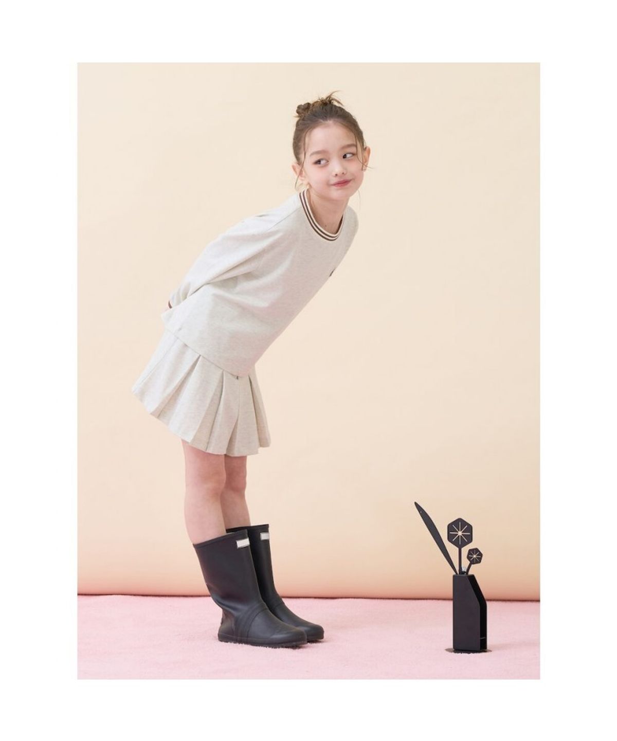 빈폴 키즈(BEANPOLE KIDS) 여아 티핑 포인트 피케 상하세트  베이지 (BI6141G90A) (BI6141G90A)
