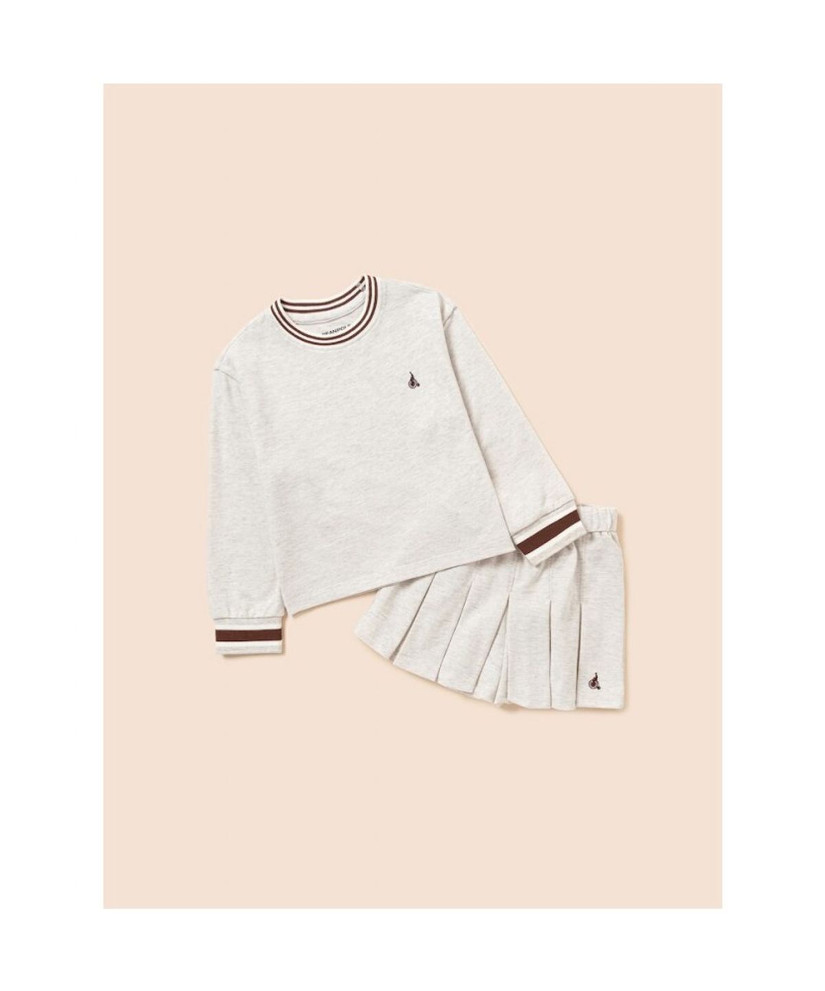 빈폴 키즈(BEANPOLE KIDS) 여아 티핑 포인트 피케 상하세트  베이지 (BI6141G90A) (BI6141G90A)