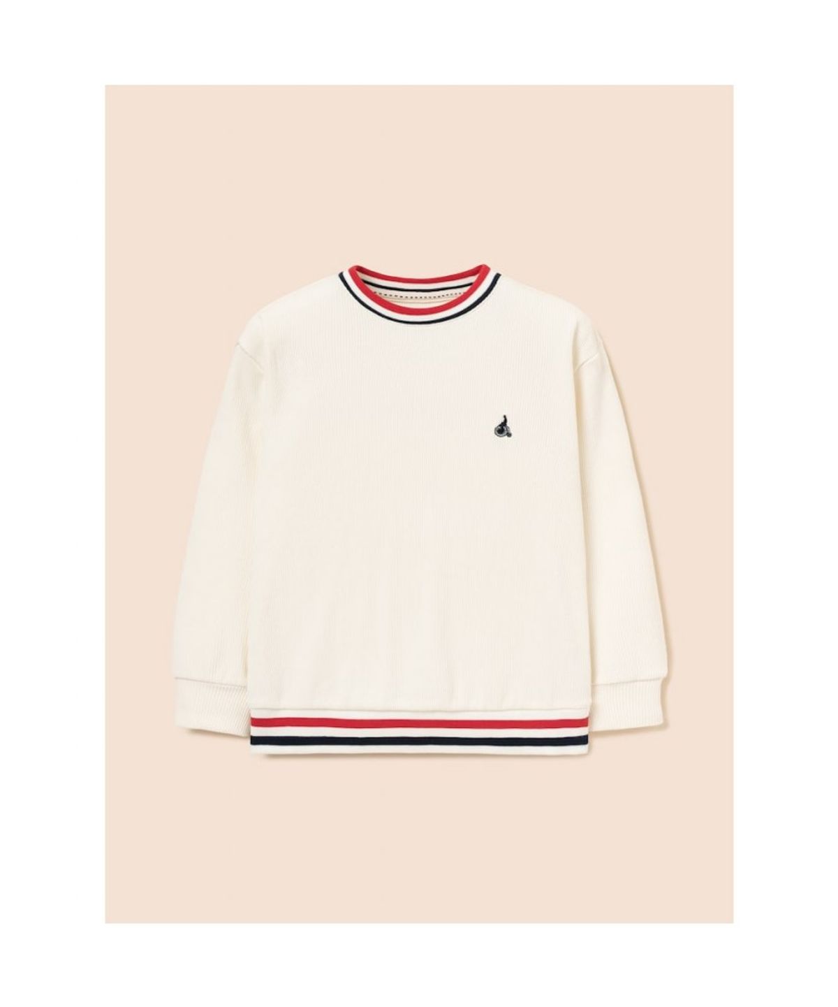 빈폴 키즈(BEANPOLE KIDS) 여아 와플 라운드 상하세트  아이보리 (BI6141G090)