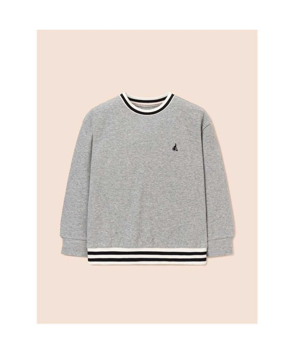 빈폴 키즈(BEANPOLE KIDS) 여아 와플 라운드 상하세트  그레이 (BI6141G093)