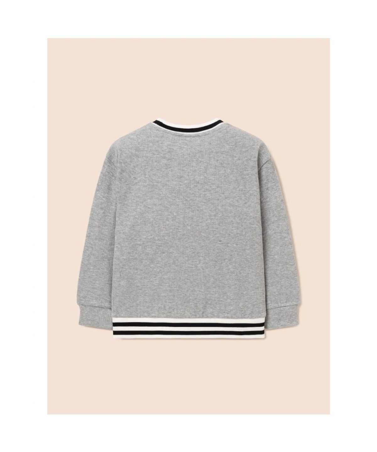 빈폴 키즈(BEANPOLE KIDS) 여아 와플 라운드 상하세트  그레이 (BI6141G093)