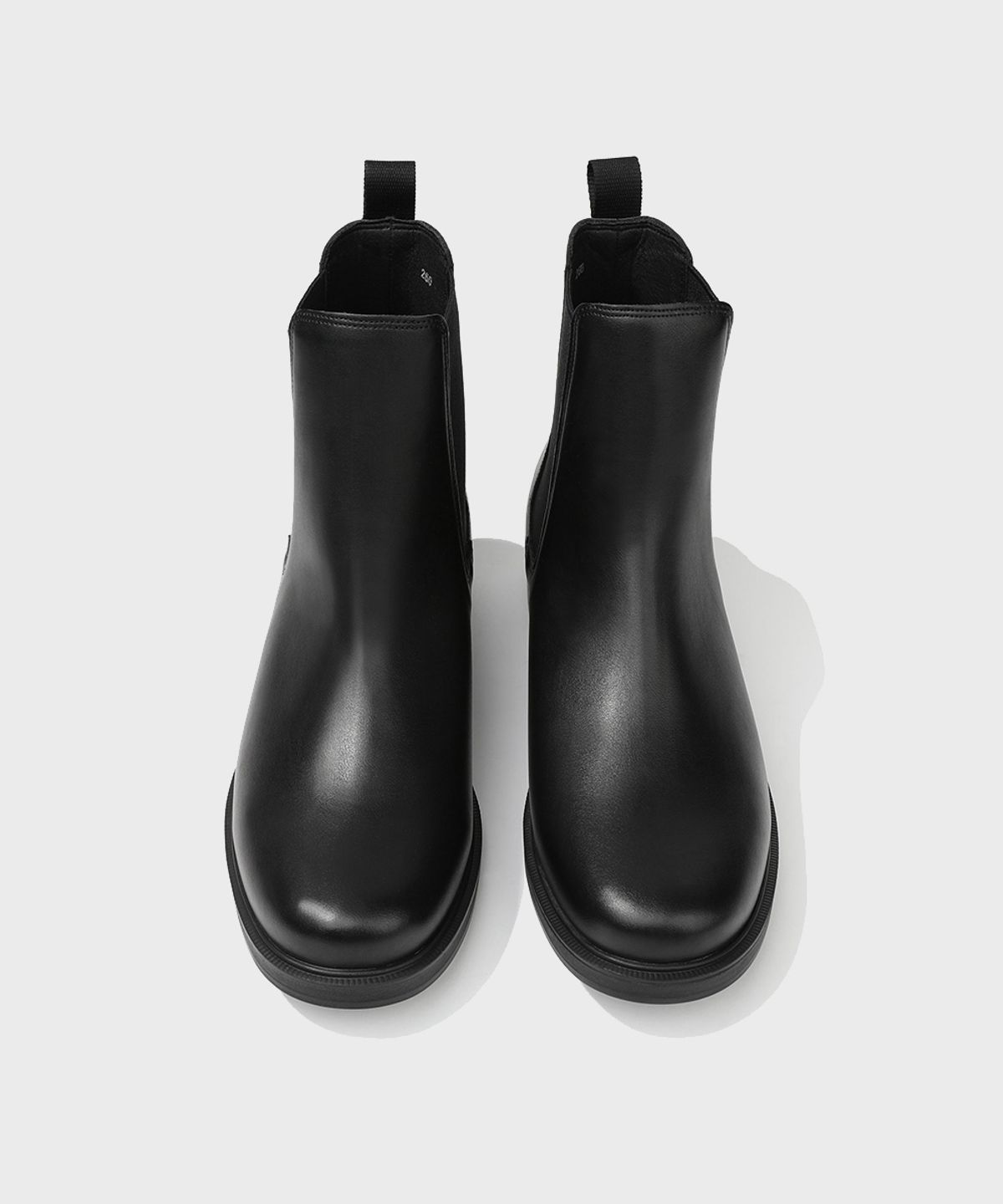 피렌체 아뜨리에(FIRENZE ATELIER) [SECOND.A Light] 베이직 라운드토 첼시부츠 SL23 [MATT BLACK]