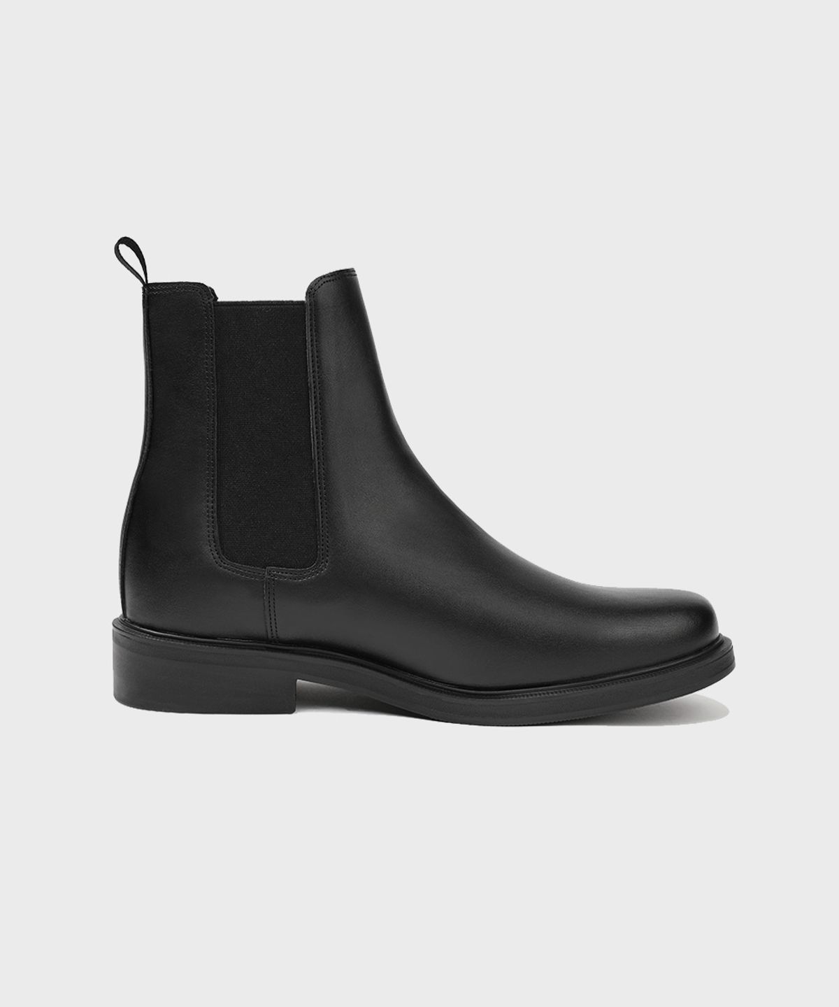 피렌체 아뜨리에(FIRENZE ATELIER) [SECOND.A Light] 베이직 라운드토 첼시부츠 SL23 [MATT BLACK]