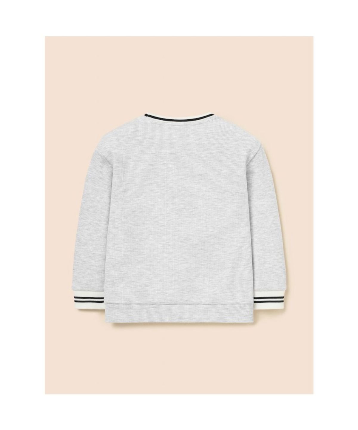 빈폴 키즈(BEANPOLE KIDS) 와플 스웨트 셔츠  라이트 그레이 (BI6241U012)