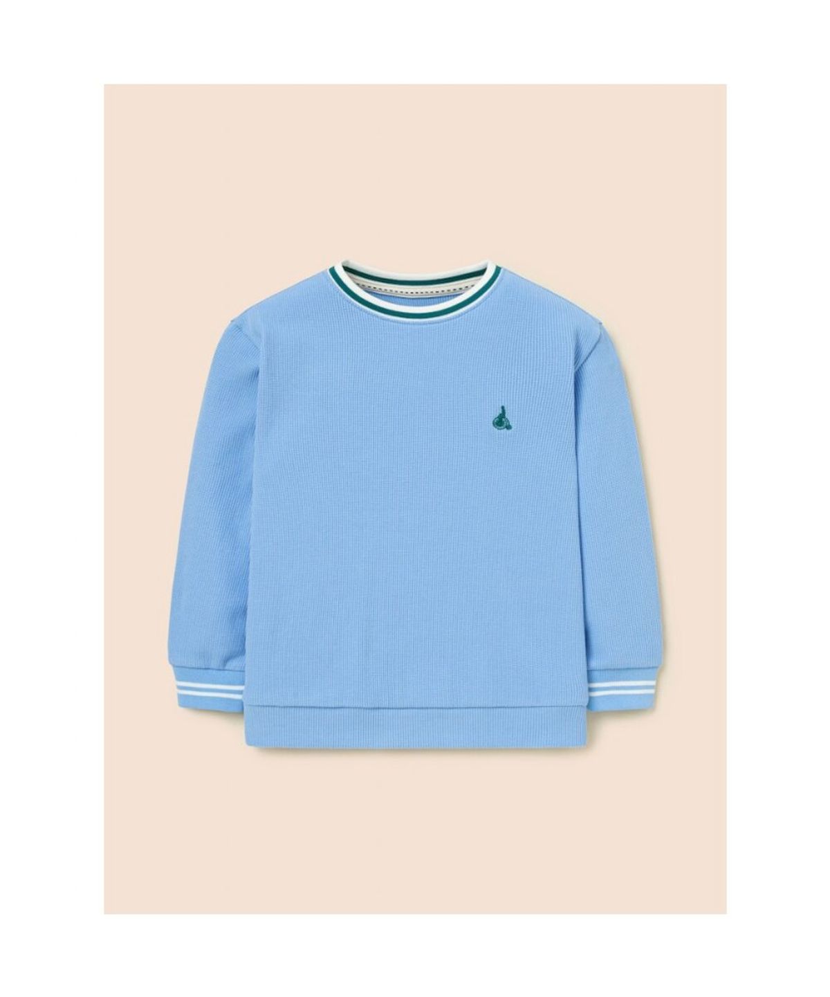 빈폴 키즈(BEANPOLE KIDS) 와플 스웨트 셔츠  스카이 블루 (BI6241U01Q)