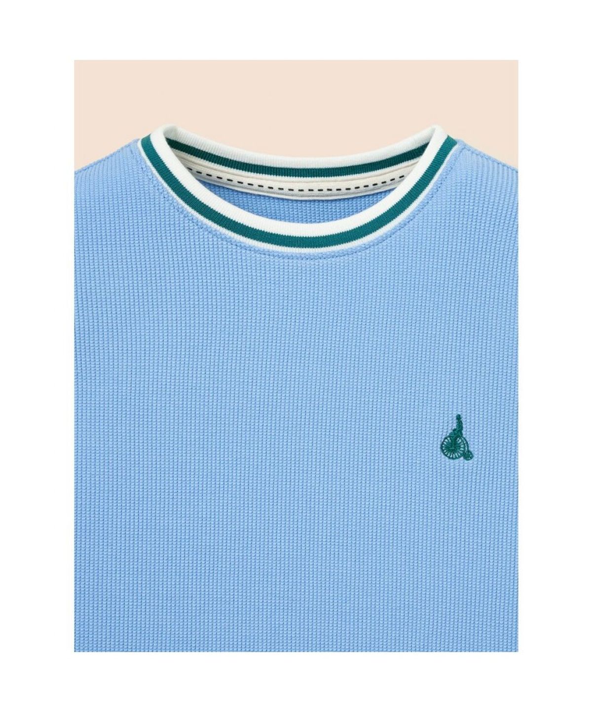 빈폴 키즈(BEANPOLE KIDS) 와플 스웨트 셔츠  스카이 블루 (BI6241U01Q)