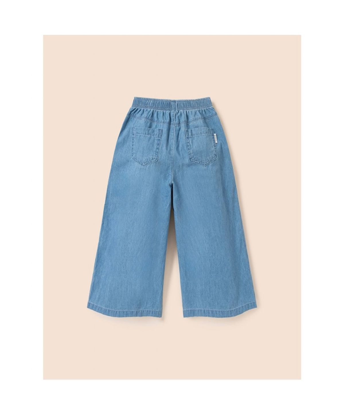 빈폴 키즈(BEANPOLE KIDS) 여아 간절기 세미와이드 데님팬츠  스카이 블루 (BI6221G03Q)