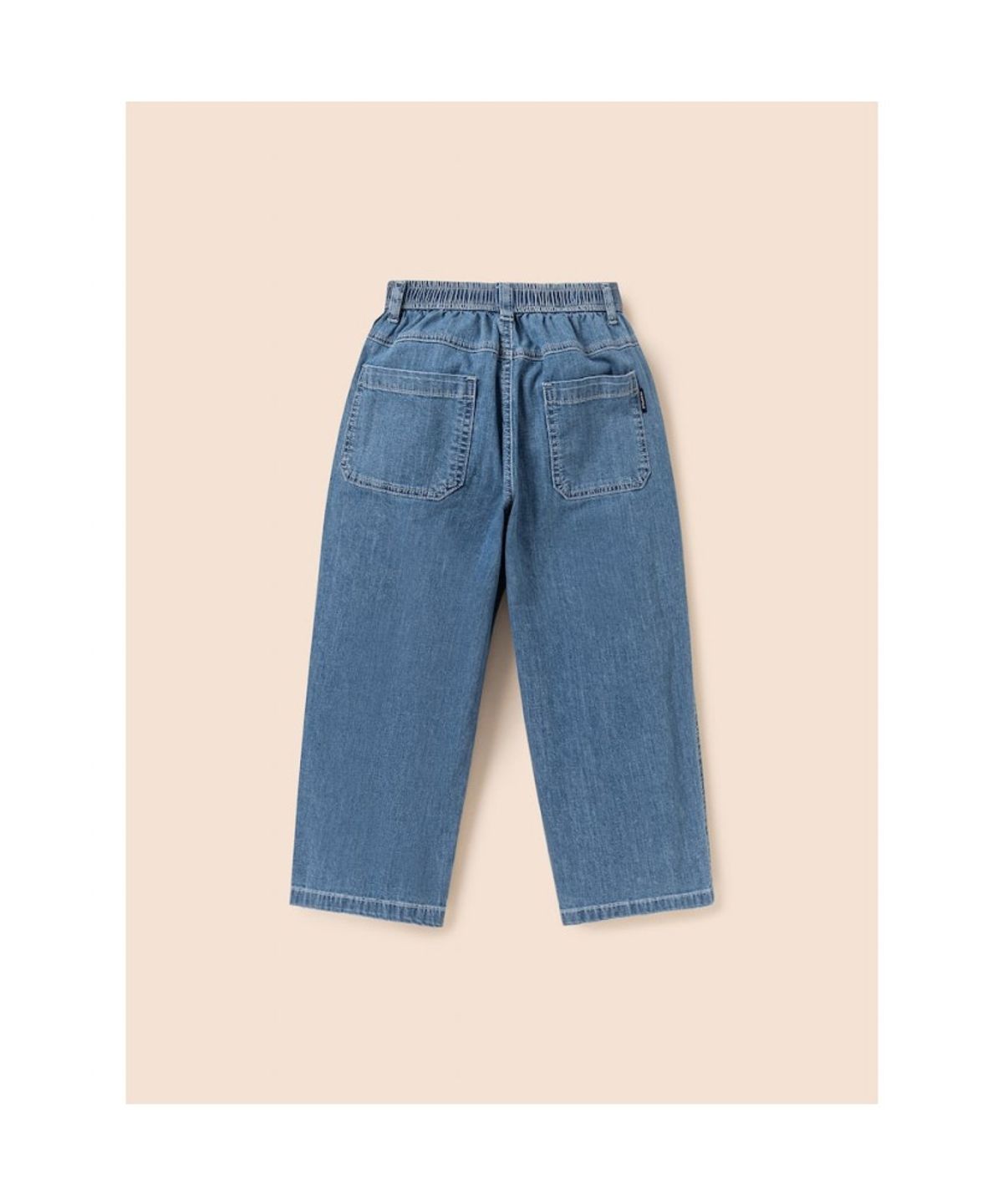 빈폴 키즈(BEANPOLE KIDS) 간절기 커브드 데님 팬츠  스카이 블루 (BI6221U90Q) (BI6221U90Q)
