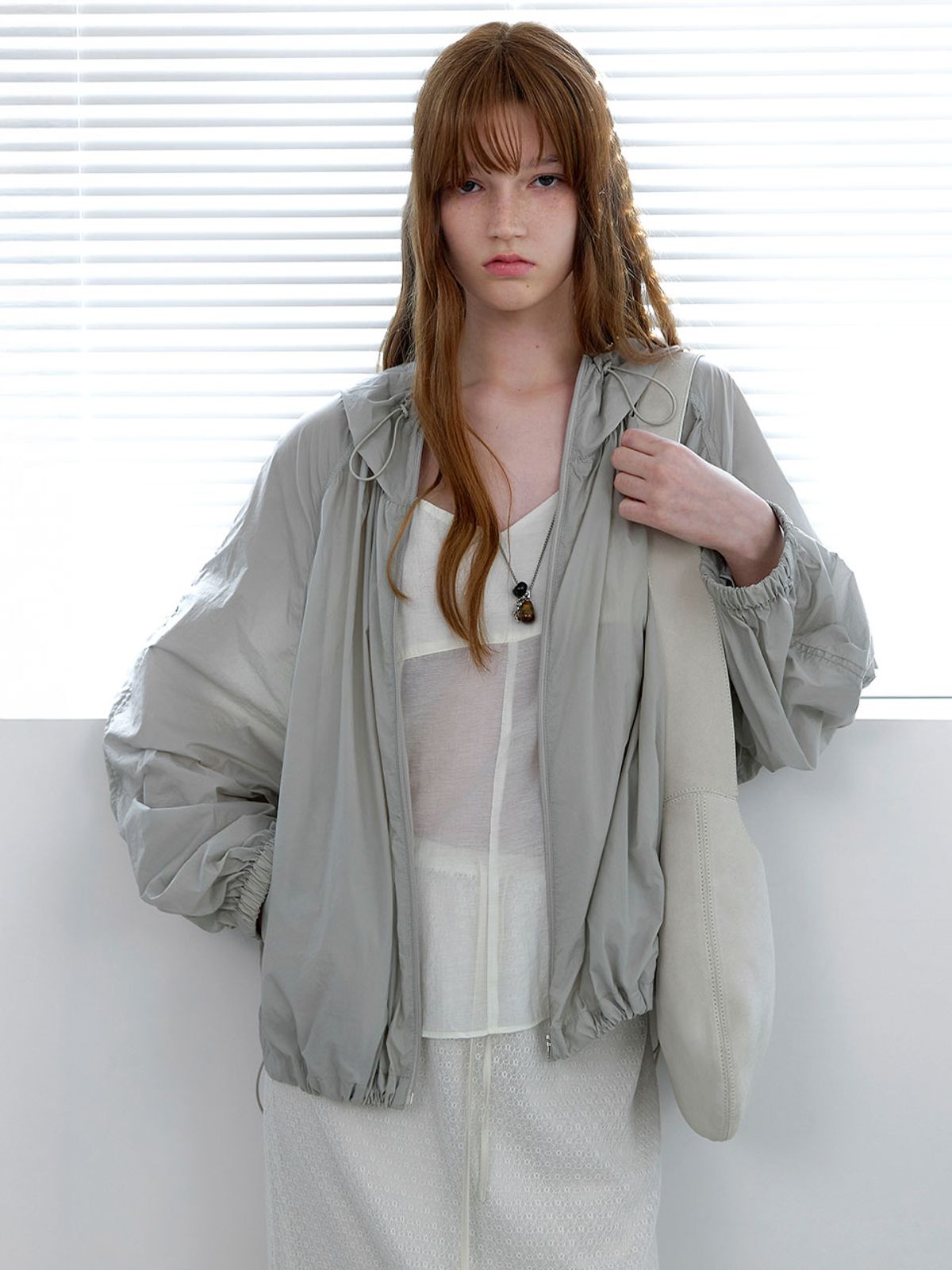 아틀리에 나인(ATELIER NAIN) YU SHIRRING OVERSIZED JUMPER (JP-604)