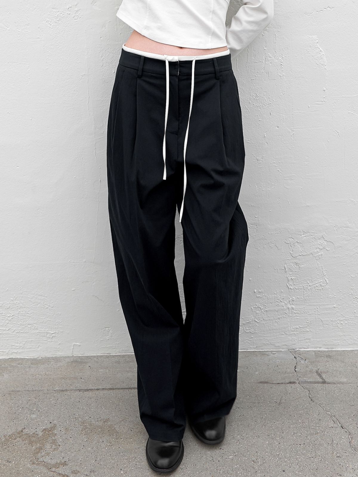 아틀리에 나인(ATELIER NAIN) DOUBLE WAIST TWO TUCK PANTS (PT-5759)