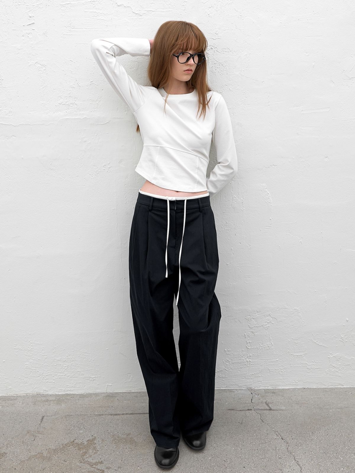 아틀리에 나인(ATELIER NAIN) DOUBLE WAIST TWO TUCK PANTS (PT-5759)