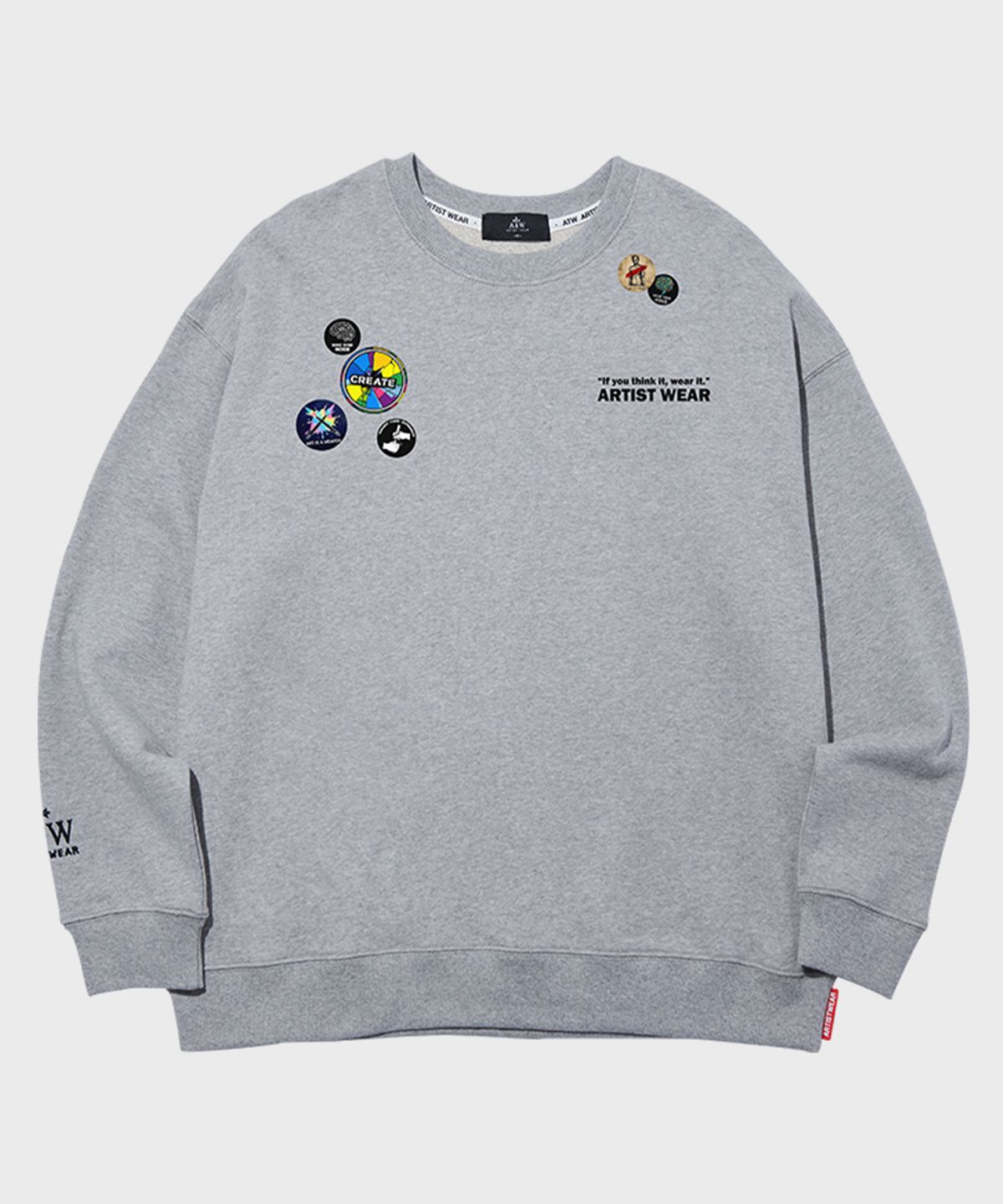 아티스트웨어(ARTISTWEAR) [ATW] 멀티핀업 맨투맨 - 2COLOR