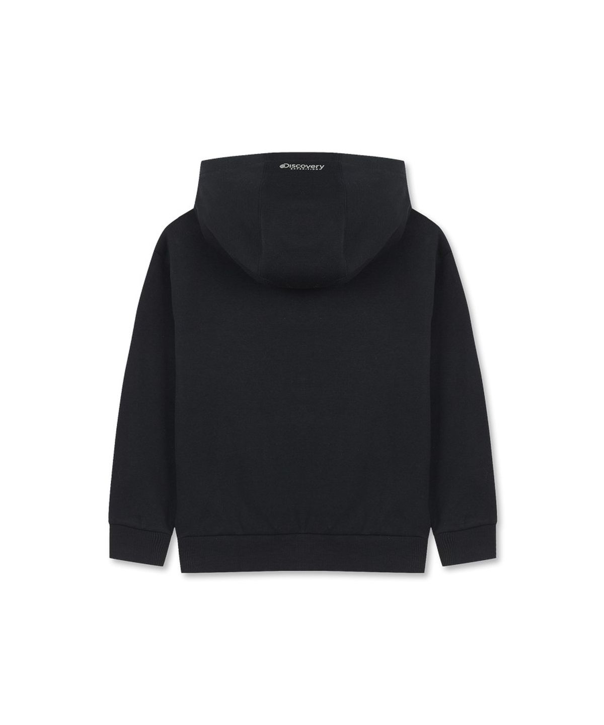 디스커버리 키즈(DISCOVERY KIDS) 키즈 스몰로고 후드티셔츠 (BLACK)