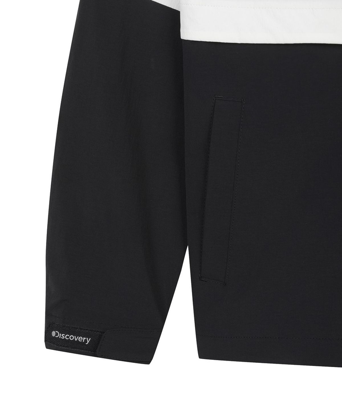 디스커버리 키즈(DISCOVERY KIDS) 키즈 우븐 컬러배색 자켓 (BLACK)