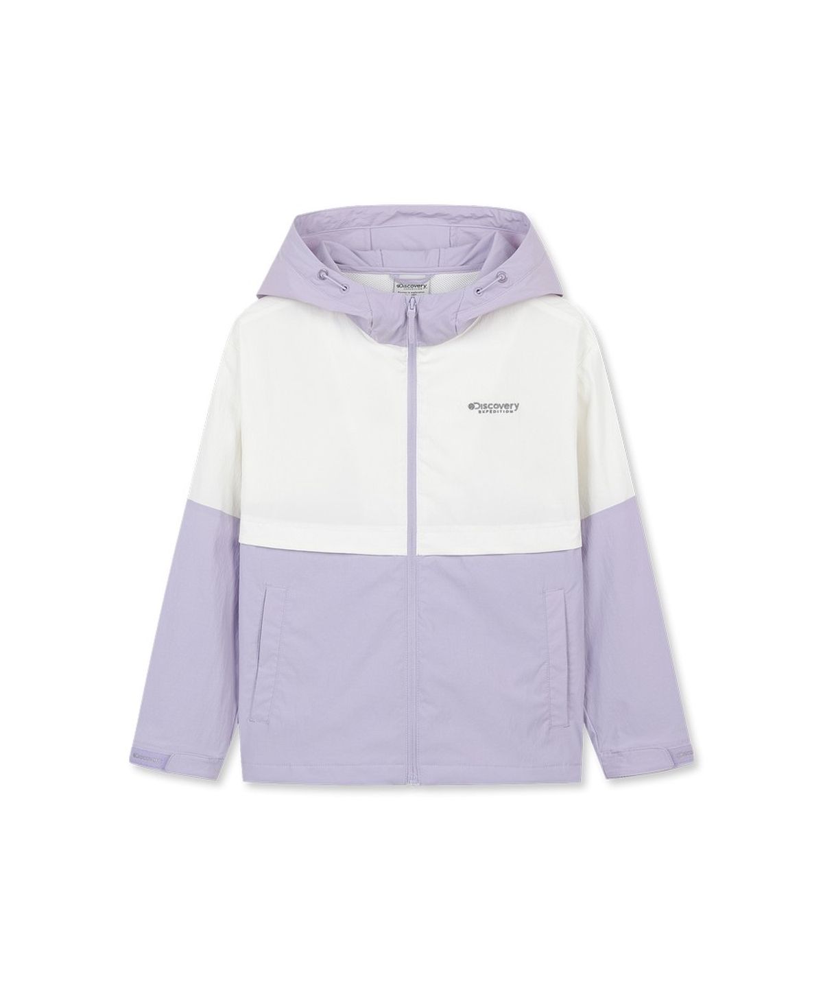 디스커버리 키즈(DISCOVERY KIDS) 키즈 우븐 컬러배색 자켓 (PURPLE)