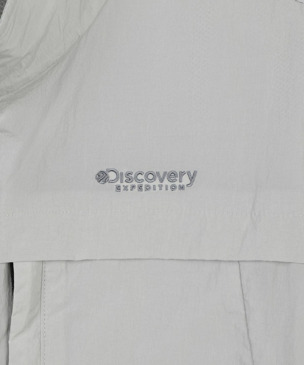 디스커버리 키즈(DISCOVERY KIDS) 키즈 하이넥 오버핏 우븐 자켓 (L/SILVER)