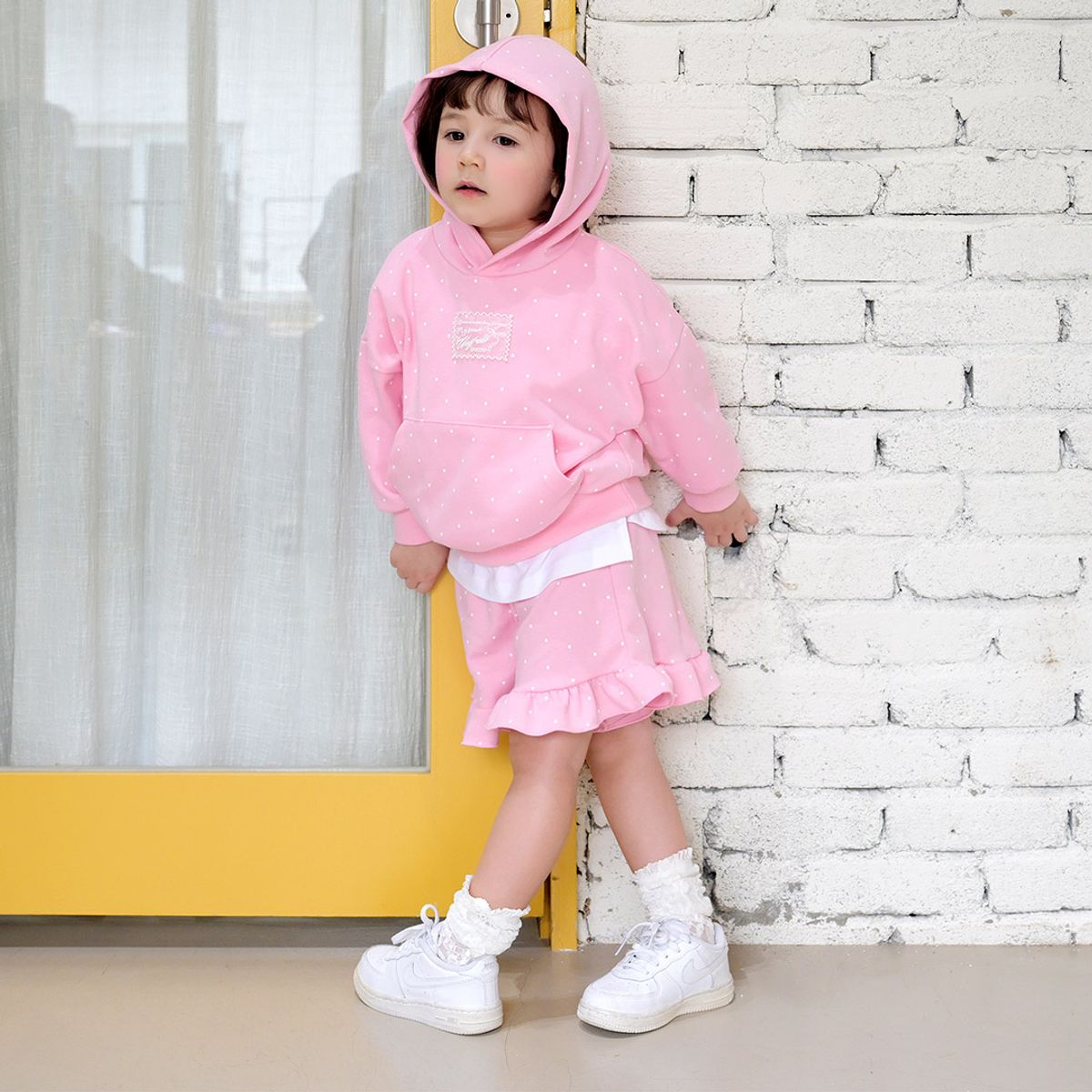 붐붐키즈(BOOMBOOMKIDS) SS26A50 나비도트셋업