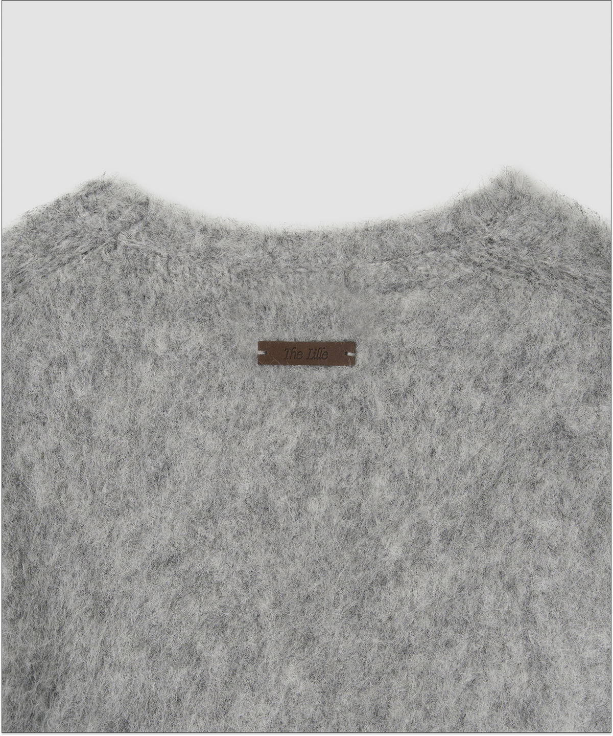 더 릴(THE LILLE) Lilly Brushed Knit Sweater_Gray