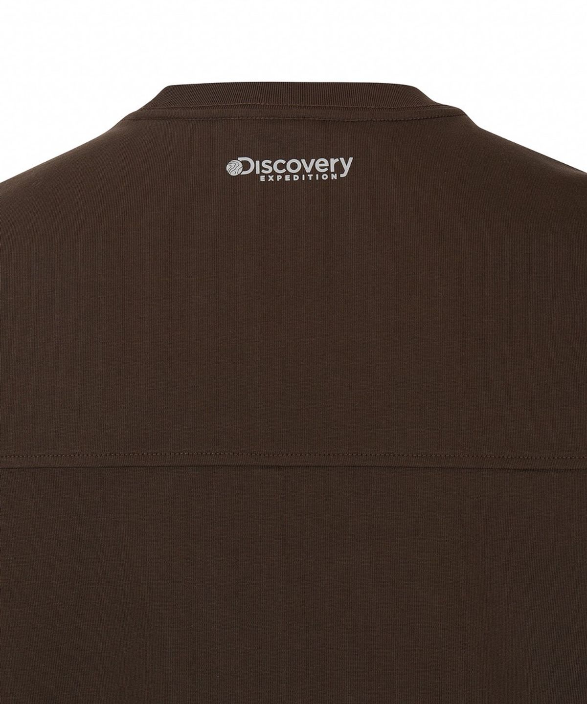 디스커버리 익스페디션(DISCOVERY EXPEDITION) 유니 헤비웨이트 스몰레터 반팔티셔츠 (Brown)
