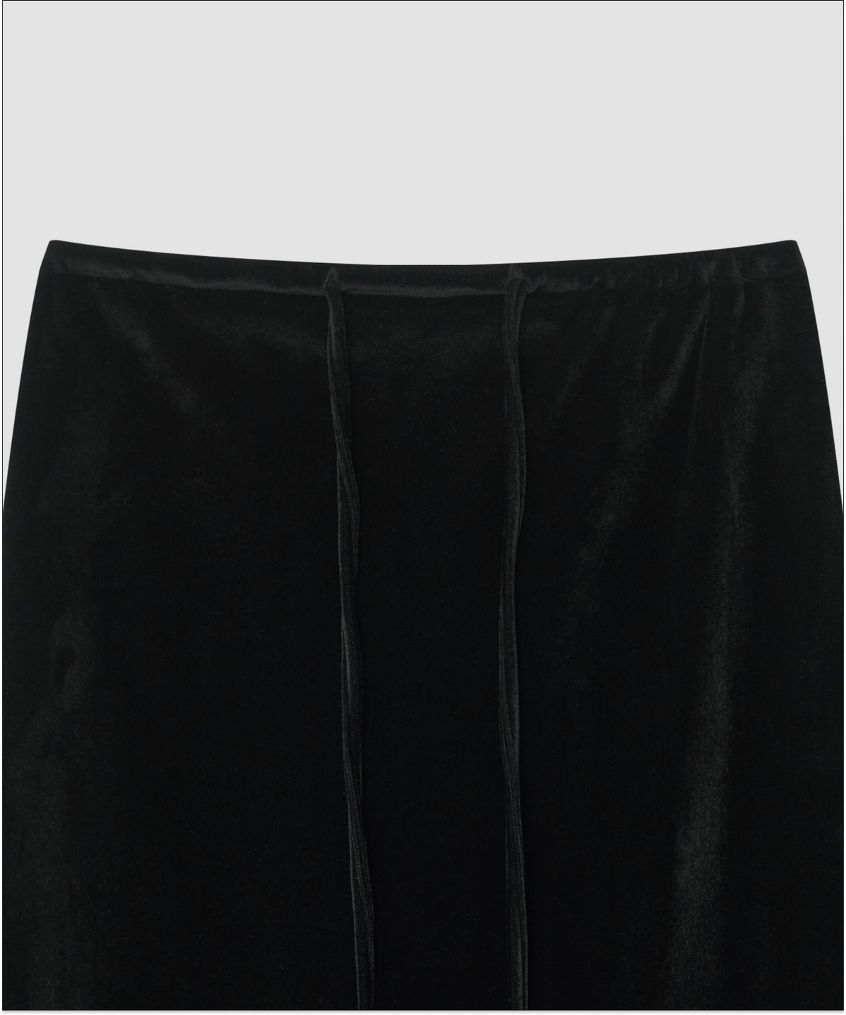 더 릴(THE LILLE) Noel Velvet Skirt_Black