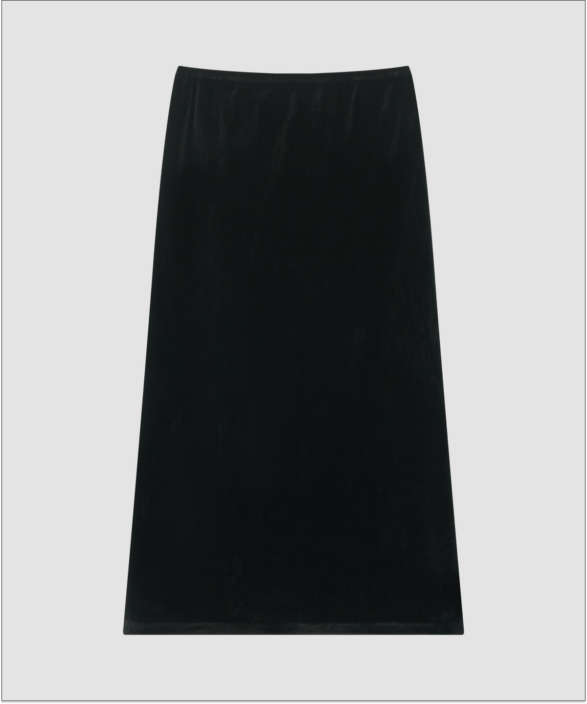 더 릴(THE LILLE) Noel Velvet Skirt_Black