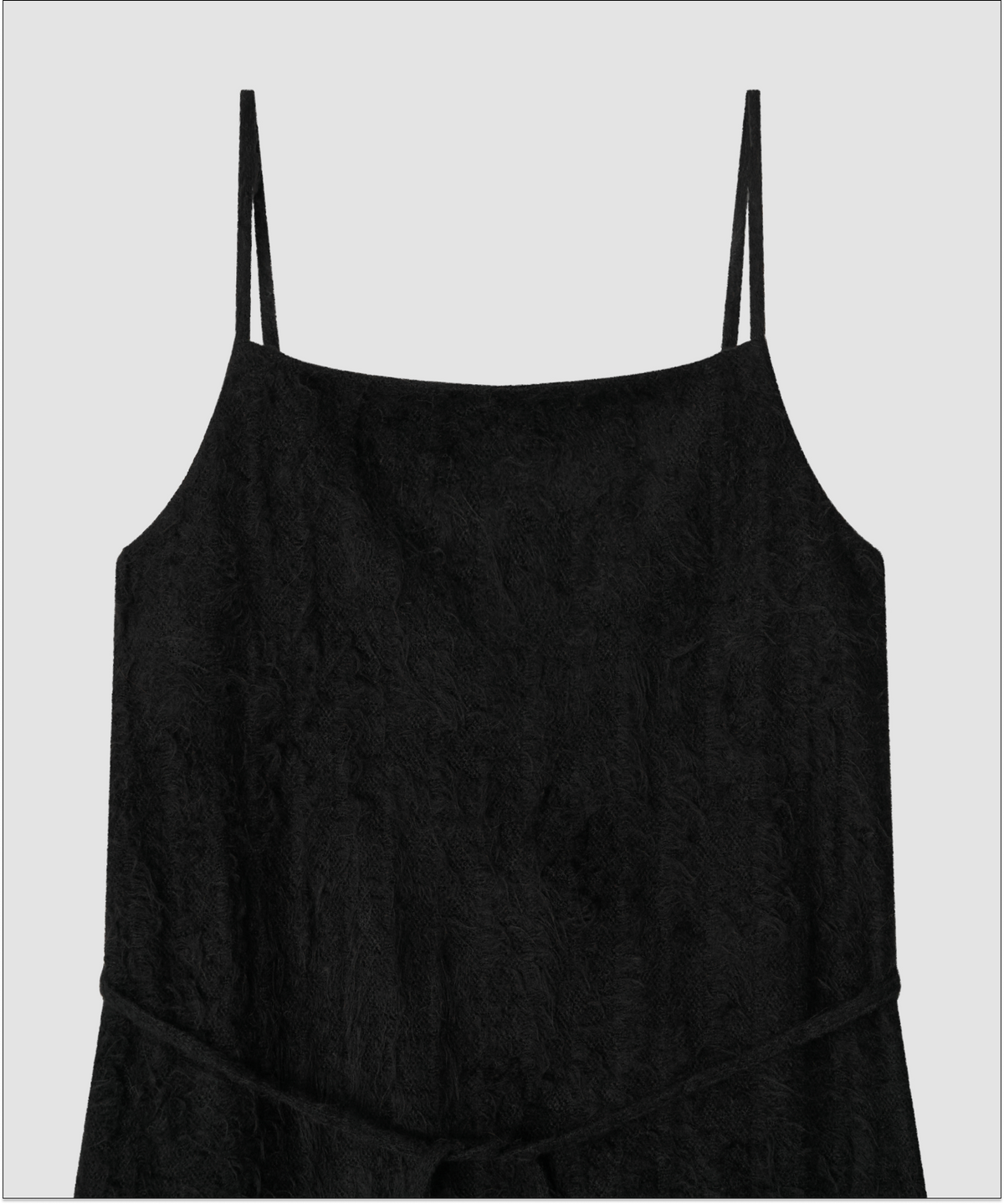 더 릴(THE LILLE) Holly Feather Dress_Black