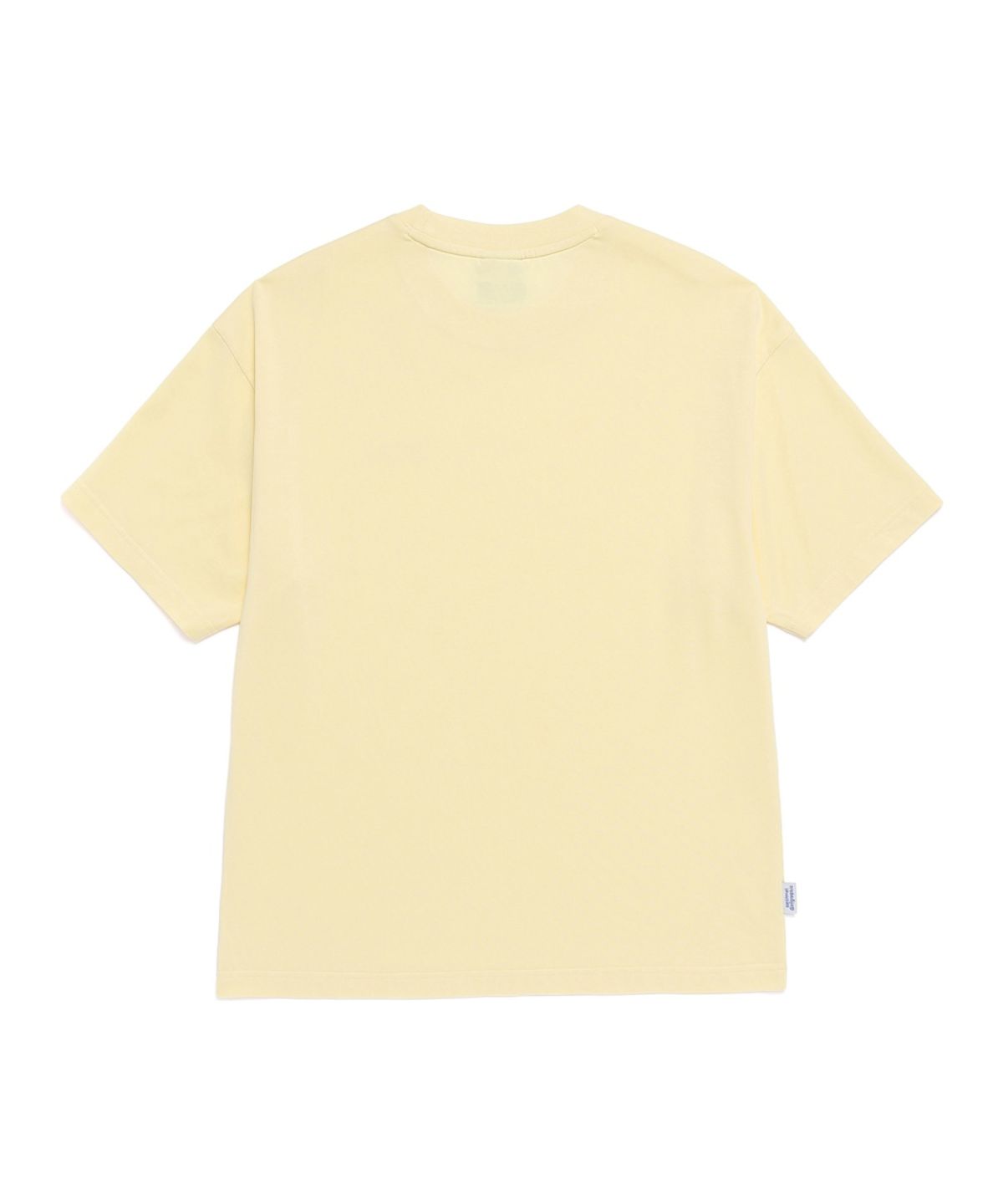 내셔널지오그래픽(NATIONALGEOGRAPHIC) N265UTS909 수피마 세미오버핏 반팔 티셔츠 PALE YELLOW