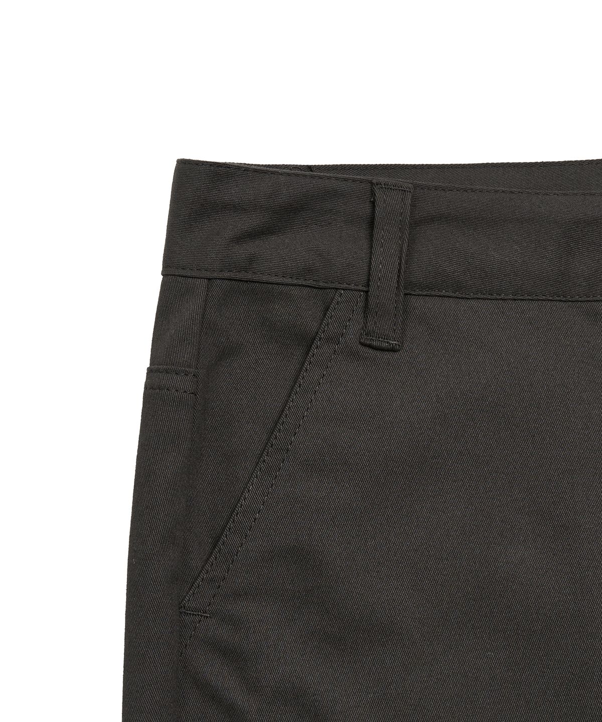 페플리(PEPLEE) Shirring Boots Cut Cotton Pants (Charcoal)