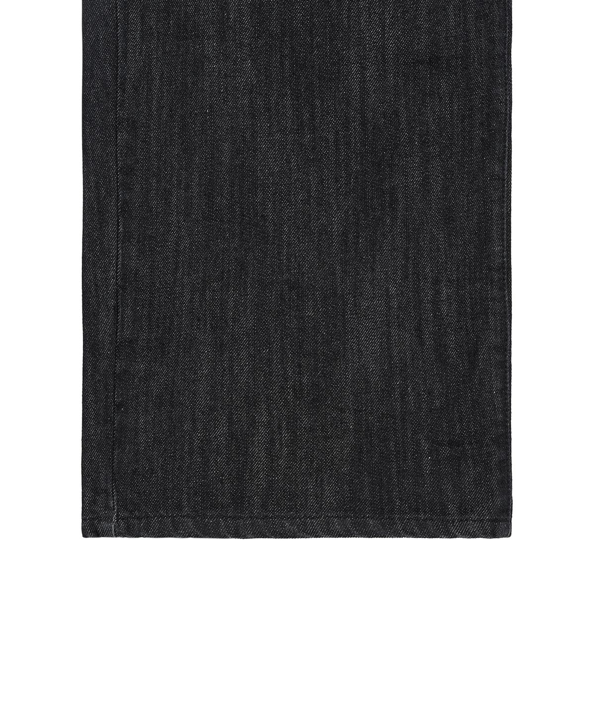 페플리(PEPLEE) Button Raw Denim Pants (Raw Black)