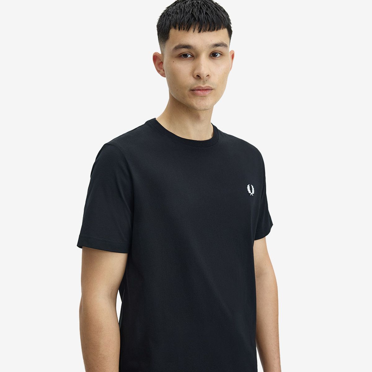 프레드페리(FRED PERRY) [Sport] 크루넥 티셔츠 - 블랙 AFPM2G91600-102