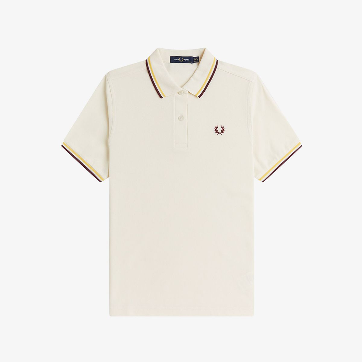 프레드페리(FRED PERRY) [G3600] 트윈 팁 프레드페리 셔츠 - 에크루/레몬발리/옥스블러드 AFPF2613600-18B