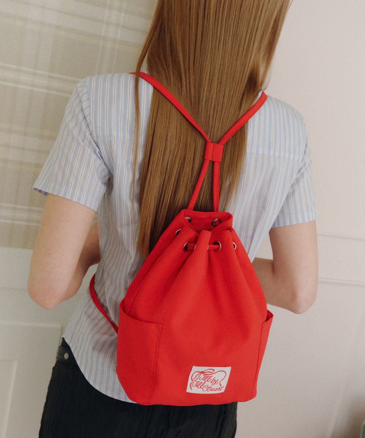 질바이질스튜어트(JILL BY JILLSTUART) [코지] 미니 드로우스트링 백팩 - 2colors