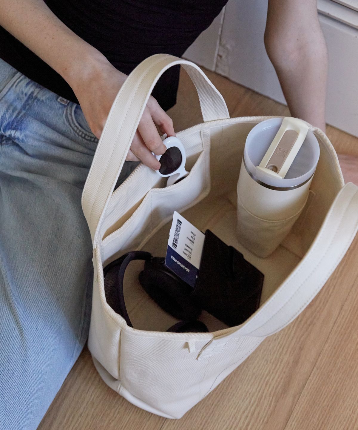 벨류엣(VALLUAT) Lato bag_Ivory