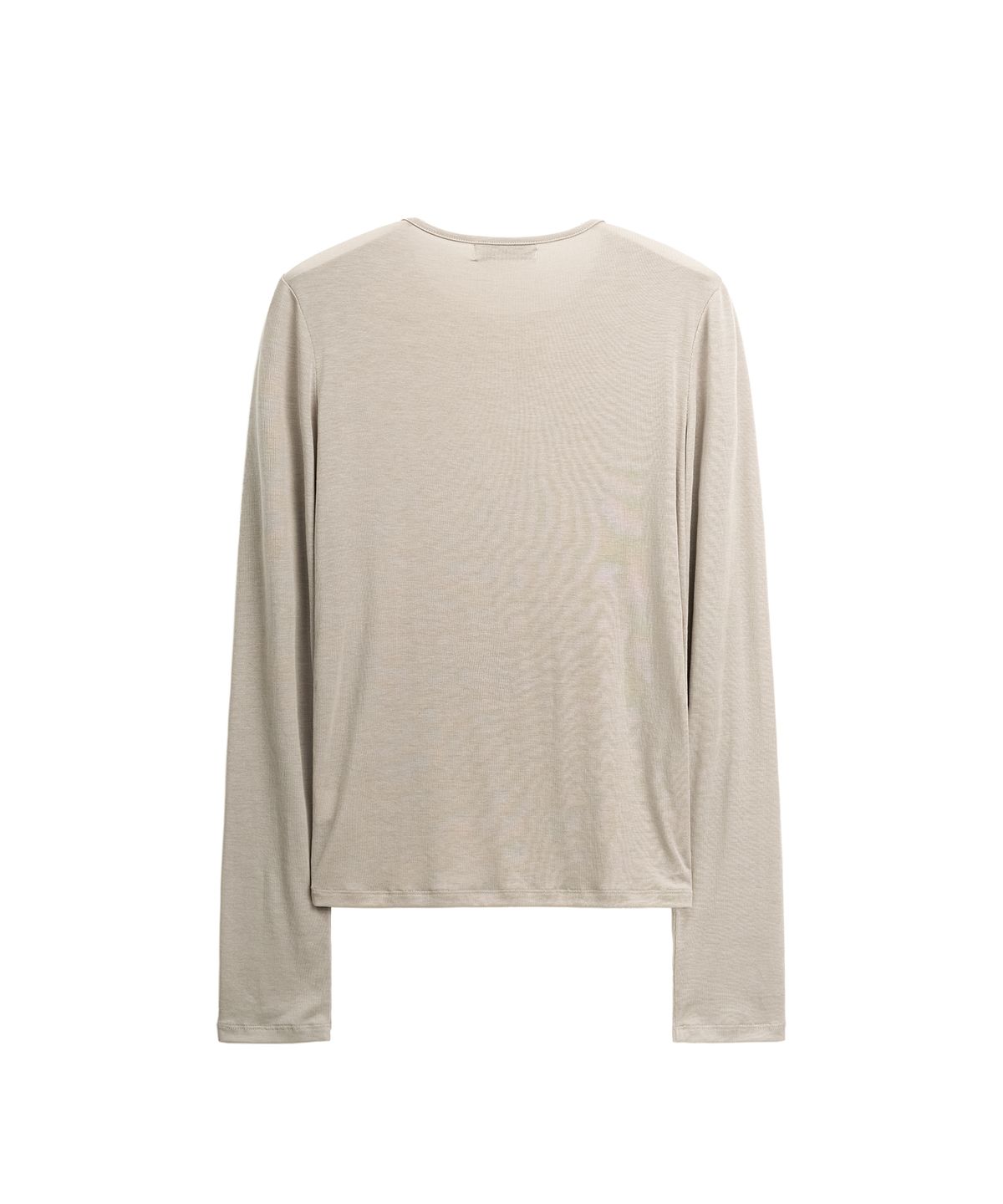 페플리(PEPLEE) Cross Pinch Tencel Long Sleeve (Beige)