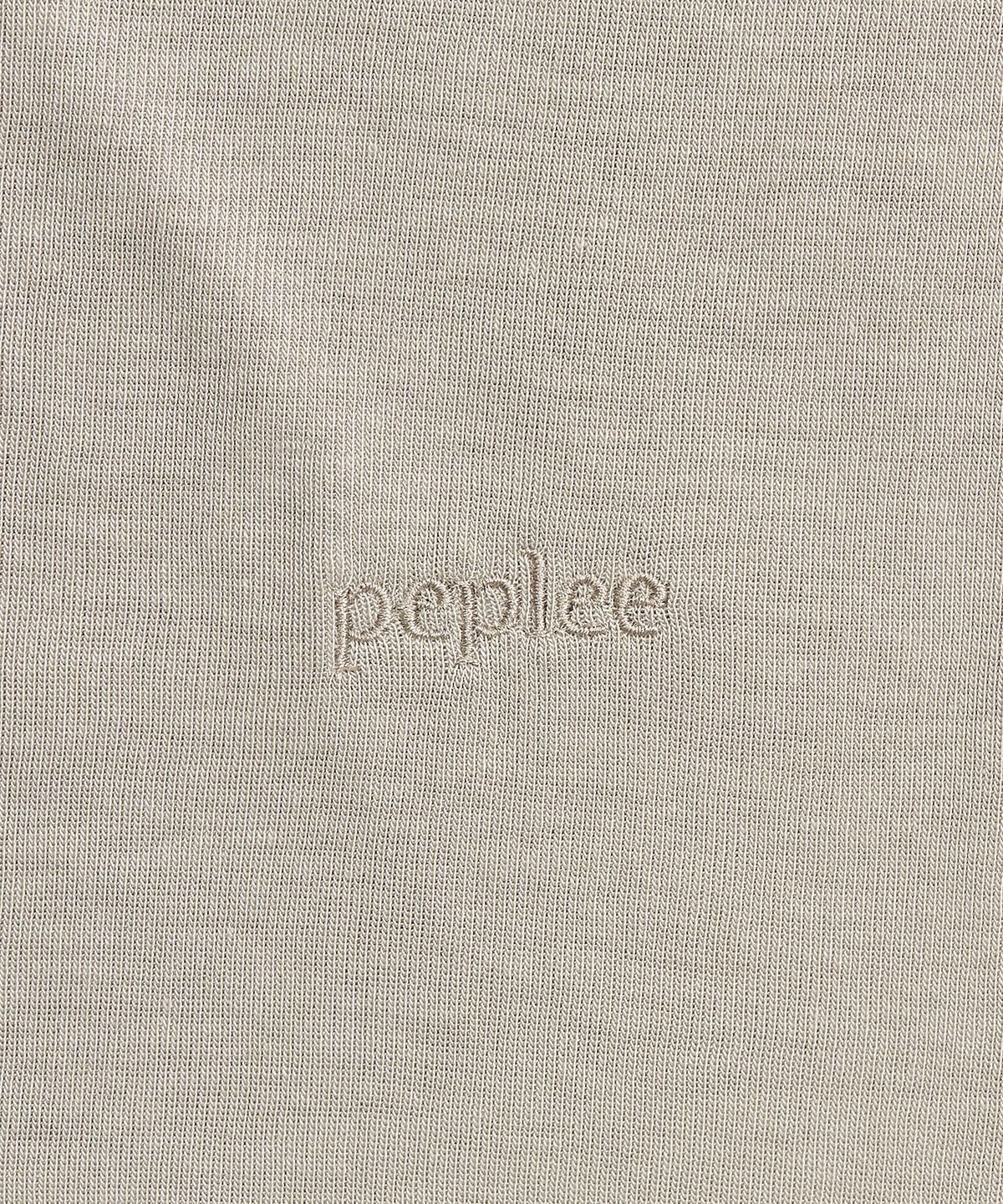 페플리(PEPLEE) Cross Pinch Tencel Long Sleeve (Beige)