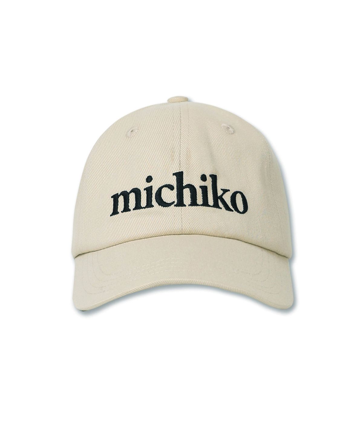 미치코런던 코시노(MICHIKO LONDON KOSHINO) 미치코 코튼 볼 캡 버터 베이지