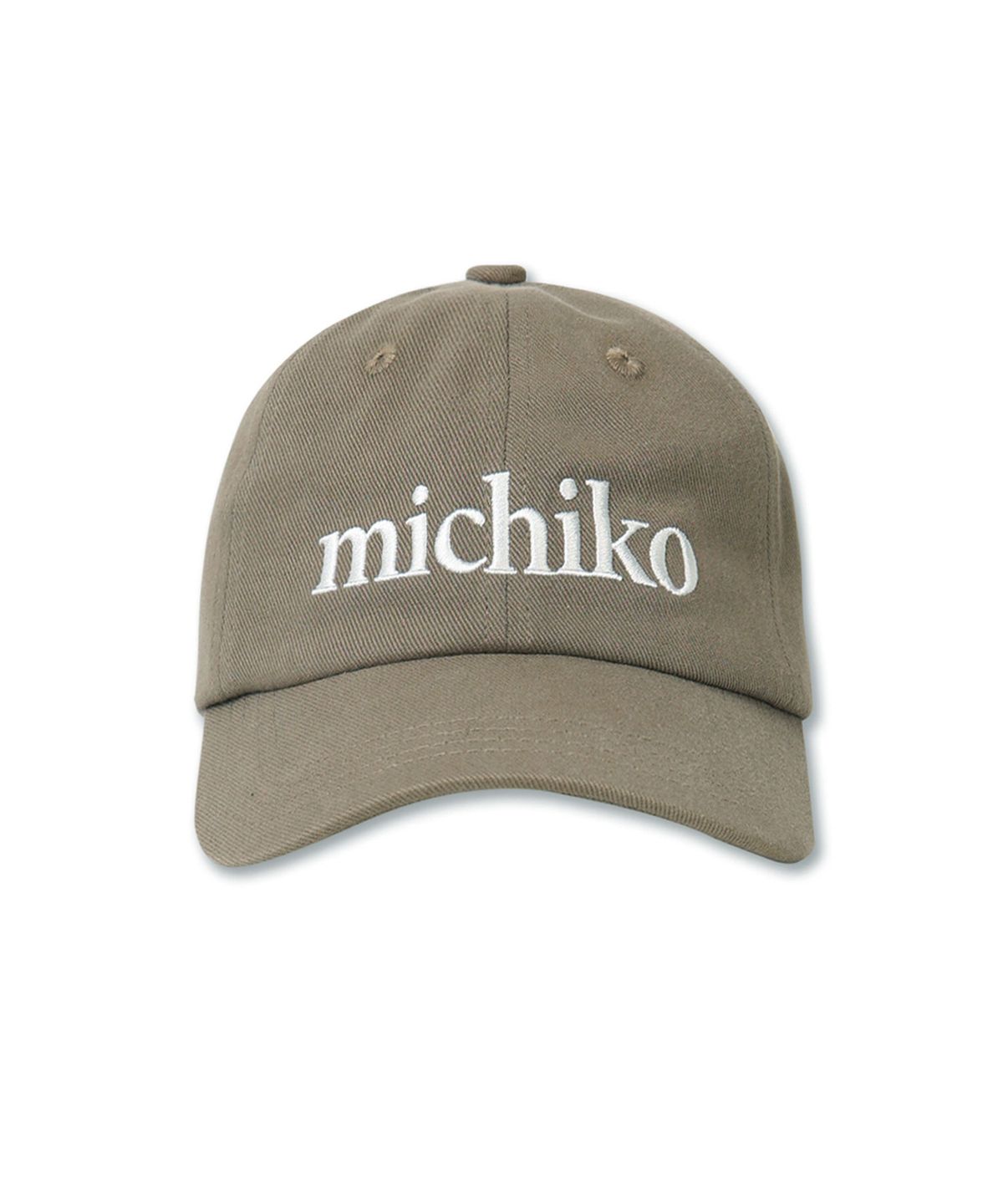 미치코런던 코시노(MICHIKO LONDON KOSHINO) 미치코 코튼 볼 캡 애쉬 카키