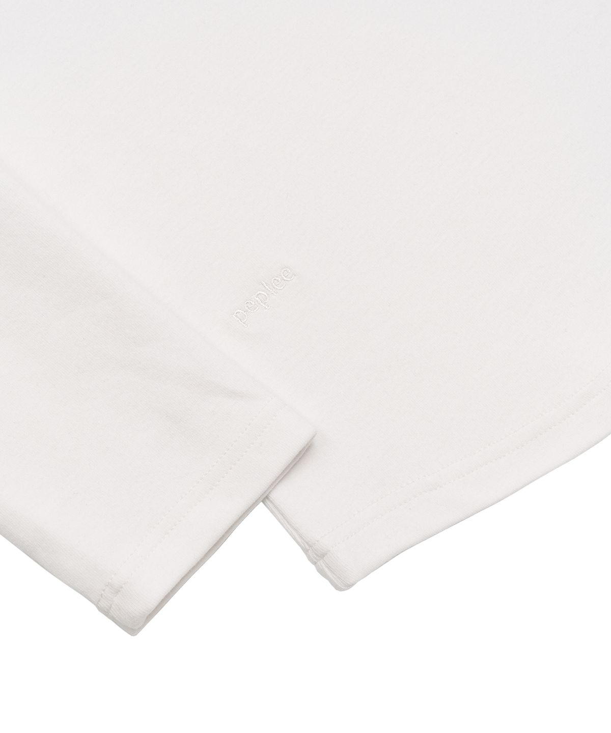 페플리(PEPLEE) Boat Neck 3/4 Sleeve Tee (White)