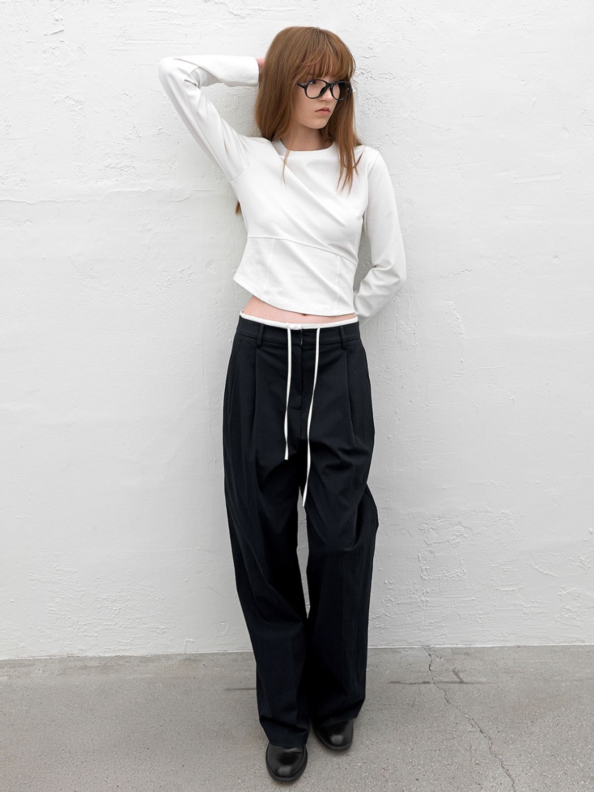 아틀리에 나인(ATELIER NAIN) NOVELLA SLIM LINE LONG TEE (T-7196)